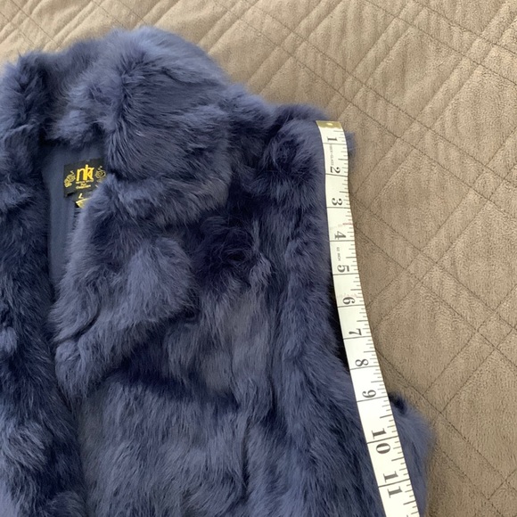 NWT Genuine Rabbit Fur Vest size Large - Picture 17 of 17
